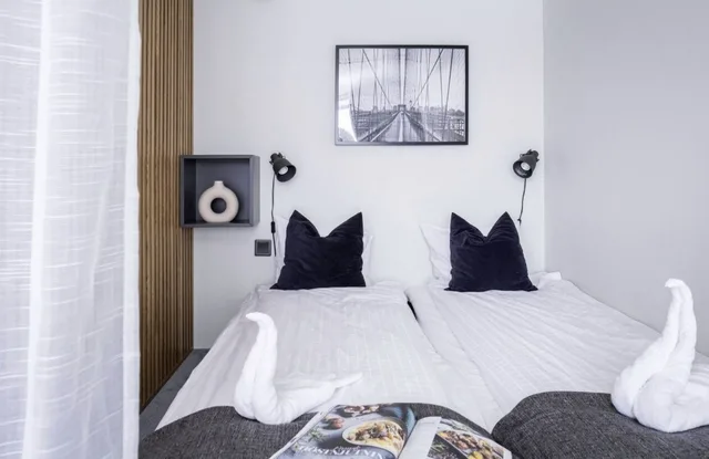 استوديو بسريرين منفصلين، Hoom Home & Hotel 1/2