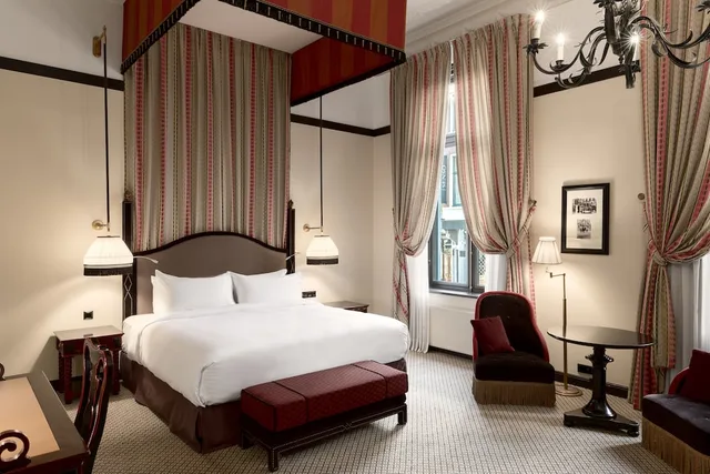 غرفة ديلوكس بسرير كينج، Hotel Des Indes The Hague The Leading Hotels of the World 1/10