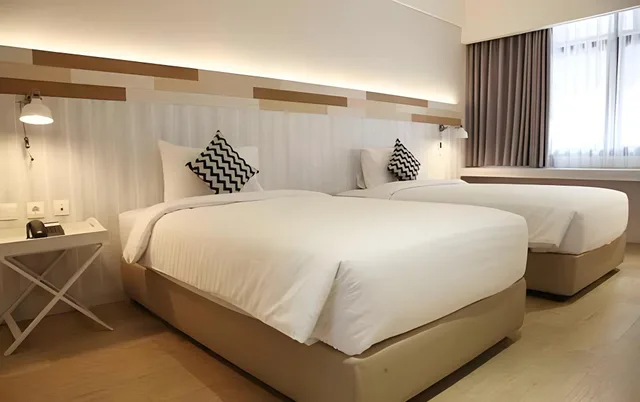 غرفة ديلوكس بسريرين منفصلين، Beehive Boutique Hotel 3/4