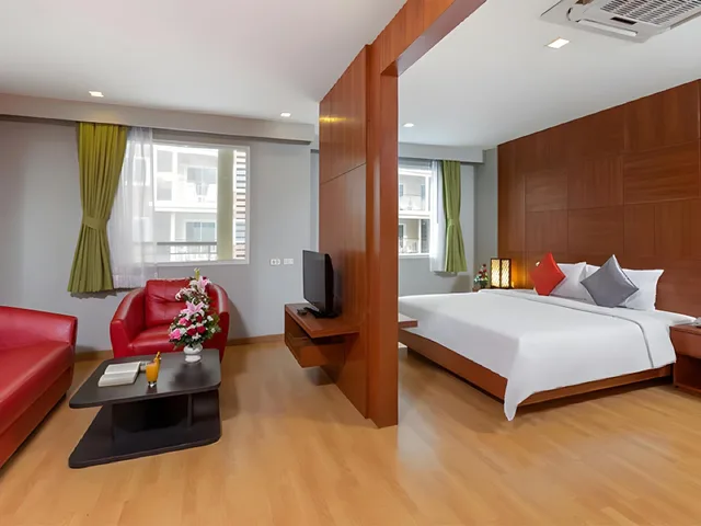 غرفة ديلوكس بسرير كينج، Elite Suites Patong 3/3