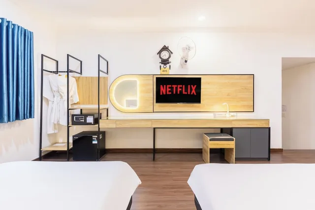غرفة ديلوكس عائلية بسرير كوين وسرير فردي، A25 Hotel - 35 Mac Thi Buoi 10/10