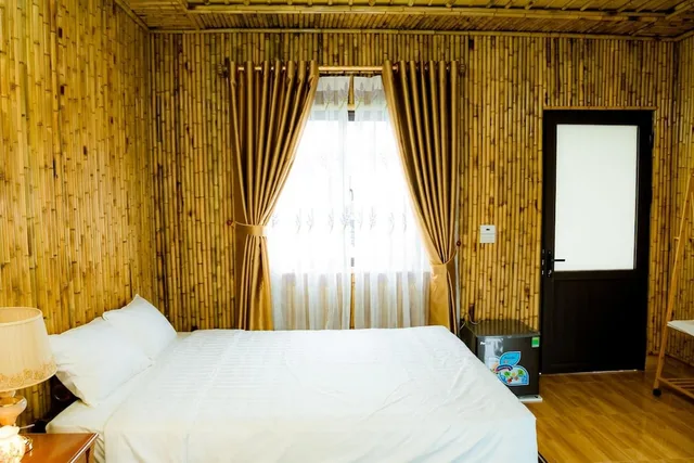 غرفة عائلية بسريرين كوين بإطلالة على الحديقة، Tam Coc Mandala Villa & Homestay 3/5