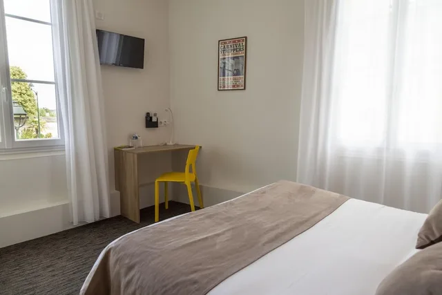 غرفة كلاسيكية بسرير مزدوج، Logis Hotel Lanex 10/10