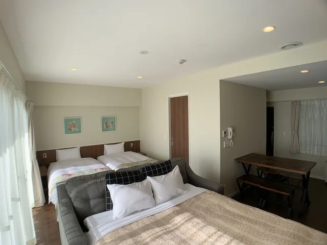 غرفة قياسية بسرير مزدوج وسرير فردي، Seaside Condominium Rana Chatan 7/10