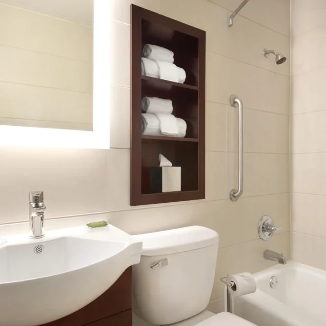 غرفة بسرير كوين مع أريكة لذوي الإعاقة، Holiday Inn Bloomington Normal 4/7