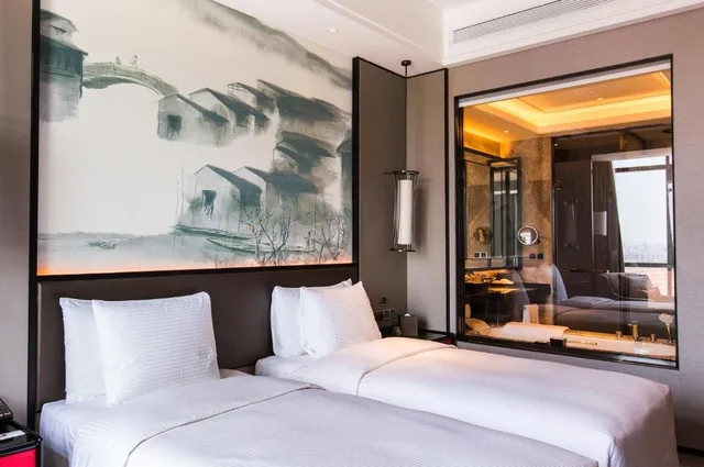 غرفة تنفيذية بسريرين منفصلين، WANDA REALM YIWU 1/2