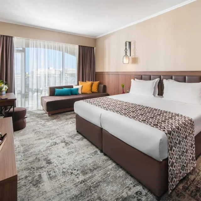 Deluxe, Twin Beds, Sea View, Balcony, Pool Access، Alba 3/9