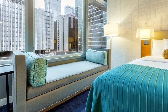 غرفة ديلوكس بسريرين، Kinzie Hotel 5/8