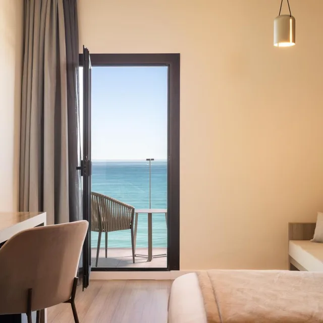 غرفة سوبيريور بسرير مزدوج أو سريرين منفصلين بإطلالة على البحر، Hotel Playa Mallorca 9/10