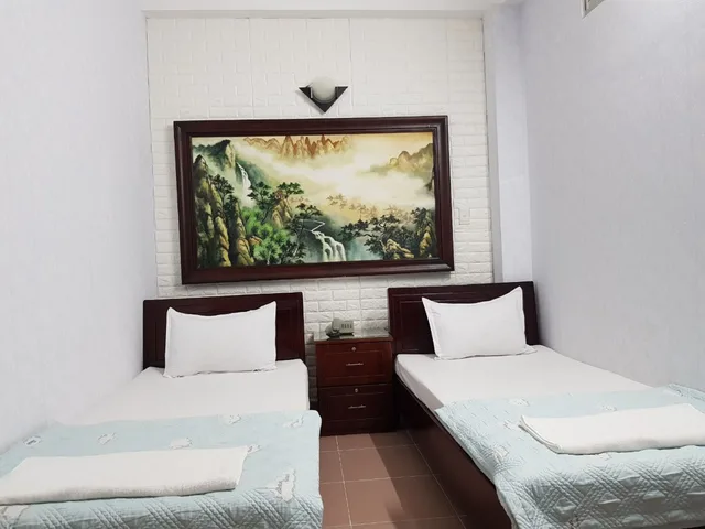 غرفة بسريرين منفصلين، Hong Vinh Hotel 1/7