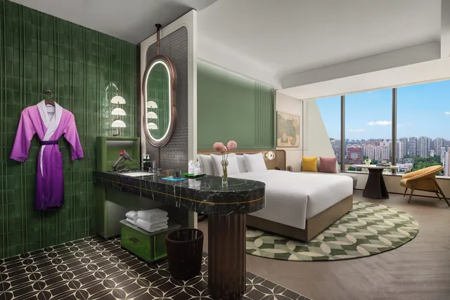غرفة بريميوم بسرير كينج، Hotel Indigo Chengdu Financial City by IHG 7/7