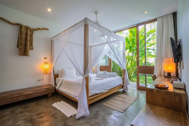 فيلا بسريرين منفصلين وسريرين كينج بـ3 غرف نوم بمسبح خاص، De Ubud Villas Spa 6/10