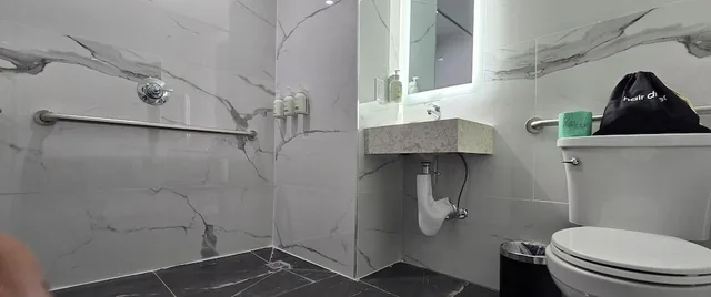 غرفة بسرير كينج لذوي الإعاقة، Ramada by Wyndham Brooklyn Empire Blvd 4/7