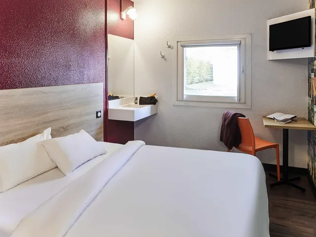 Tande, Twin Beds, hotelF1 Montpellier Est 1/3