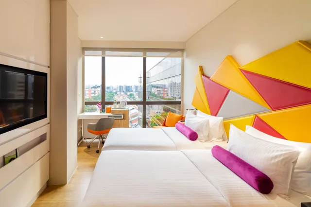 غرفة قياسية بسريرين منفصلين، Ibis Styles Singapore On Macpherson 1/7