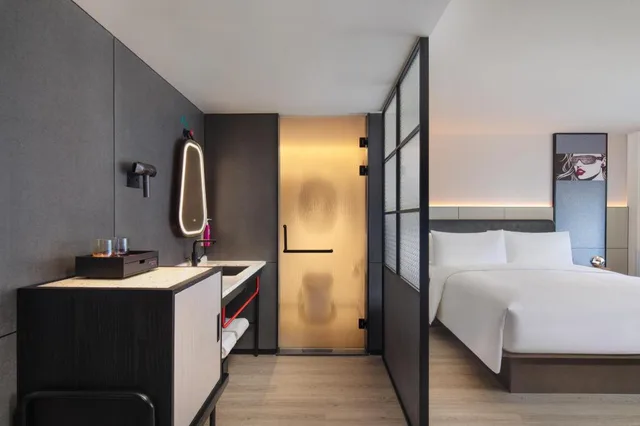 غرفة عائلية كبيرة بسرير كينج وسرير فردي، Yudu Hotel 8/9