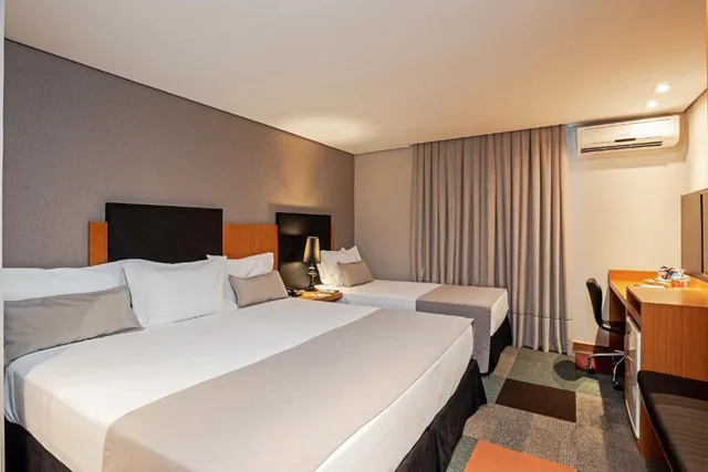 غرفة فاخرة مع سرير إضافي، Slaviero Hotel Curitiba Batel 1/3