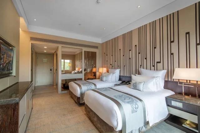 غرفة بزنس بسريرين منفصلين، Grand Pacific Hotel Ningbo 3/10