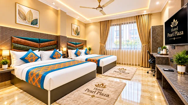 غرفة سوبيريور عائلية بسريرين مزدوجين، PEARL PLAZA 1/1