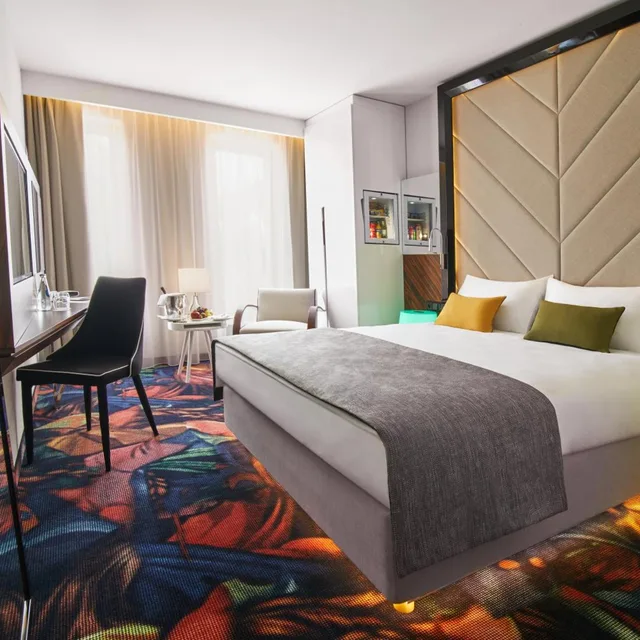 غرفة قياسية بسرير كوين، Inx Design Hotel 7/10