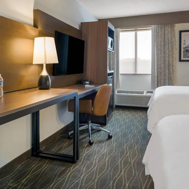 جناح استوديو بسريرين كوين، Radisson Hotel Grand Rapids Riverfront 4/6