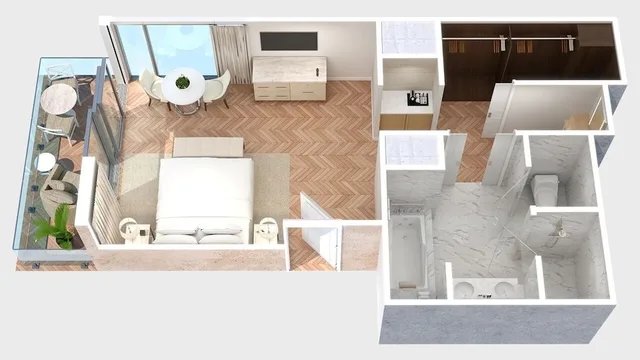 جناح جونيور بسرير كينج بإطلالة على البحر، Surf and Sand Hotel 5/6