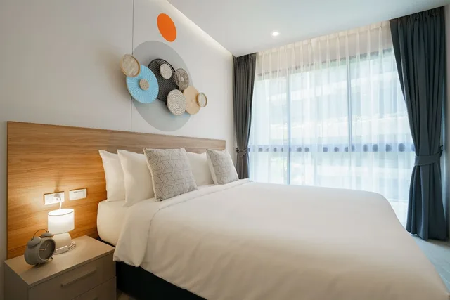 شقة بسرير كوين بشرفة بغرفة نوم واحدة، HOMA Phuket Town 3/4