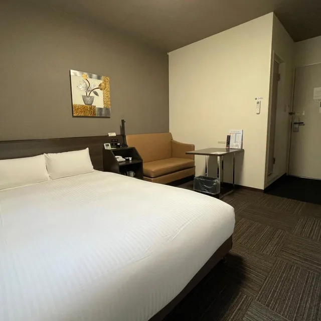 غرفة صغيرة مزدوجة في الملحق، Hotel Route-Inn Miyako 2/7