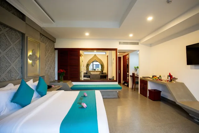 غرفة ديلوكس بسرير كينج، Khmer Mansion Residence 3/6