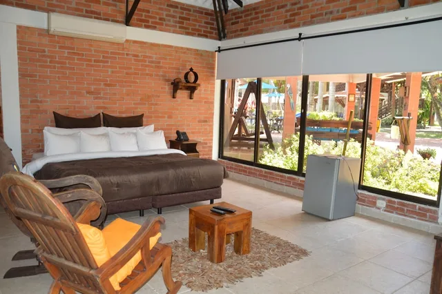 غرفة عائلية رباعية بإطلالة على الحديقة بغرفة نوم واحدة، Villas de San Sebastian 1/3