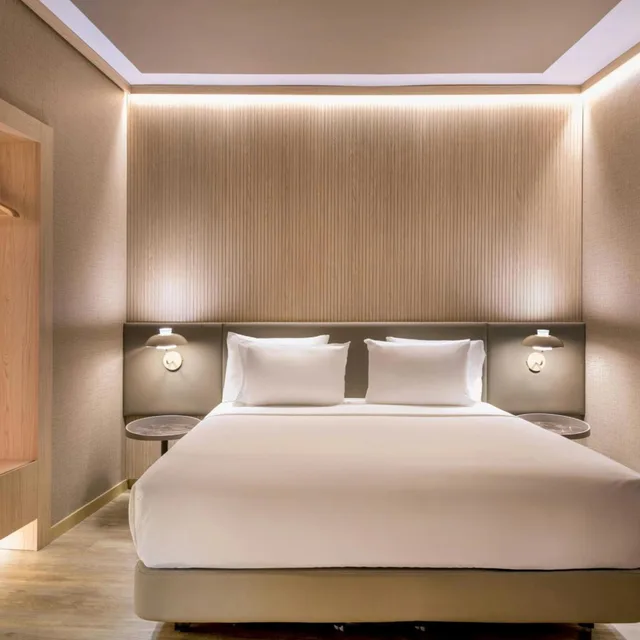 غرفة سوبيريور بسرير كينج بإطلالة على المدينة بشرفة، AC Hotel Cartagena 5/8