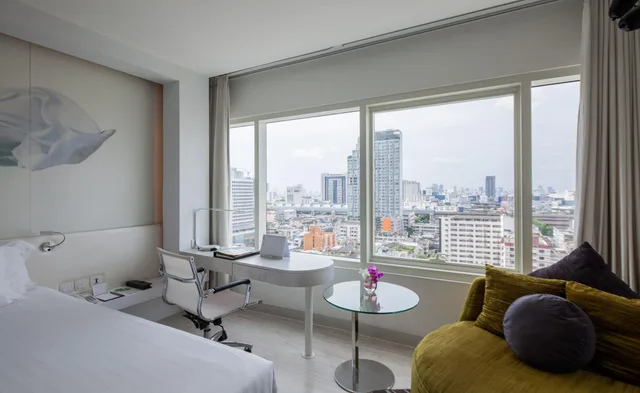 غرفة سوبيريور بسرير مزدوج، Centara Watergate Pavilion Hotel Bangkok 5/7