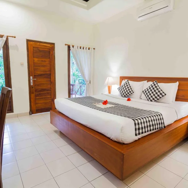 غرفة قياسية بسرير مزدوج أو سريرين منفصلين، Ubud Inn Cottages 1/10