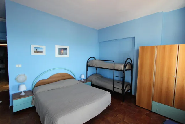 غرفة رباعية بإطلالة على البحر، Hotel La Scogliera 1/6