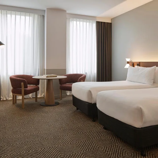 غرفة ديلوكس بسريرين منفصلين، Flagstaff Gardens Hotel 1/4