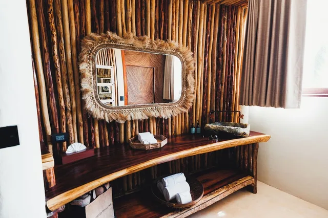 Honeymoon, King Bed, Beach Side, Partial Ocean View، Orchid House Tulum Beach 7/7