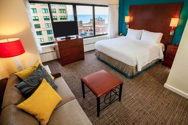 جناح استوديو بسرير كينج، Sonesta ES Suites Chicago Downtown Magnificent Mile 3/7
