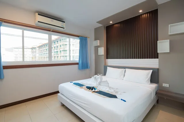 غرفة متصلة بسريرين كوين، Baan Thai Beach Side Residence 2/8
