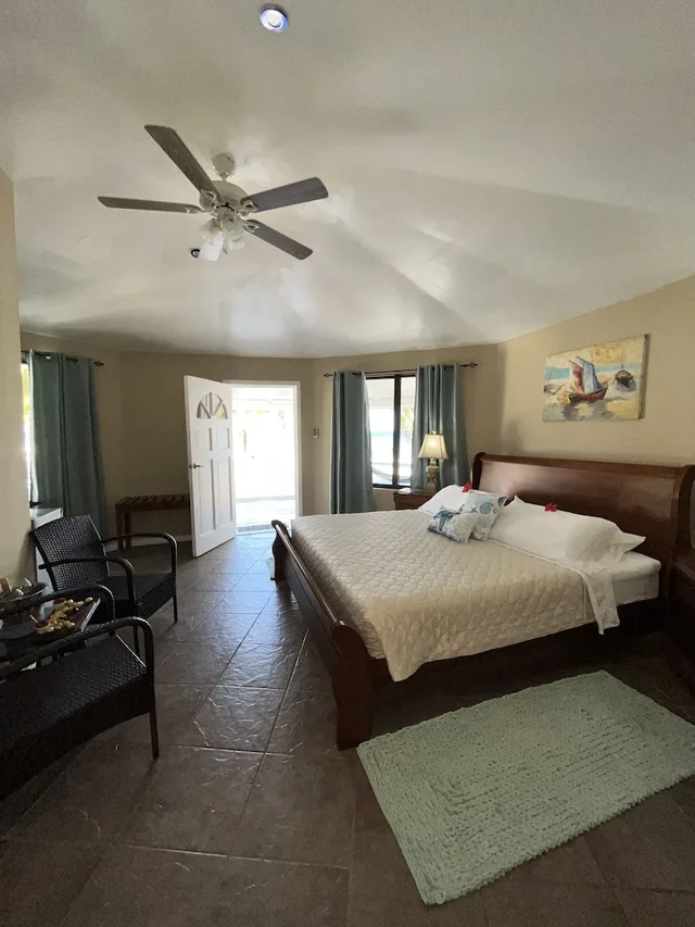 Exclusive, Cabin, King Bed, Beach Front, Ocean View، Blue Marlin Beach Resort 3/7