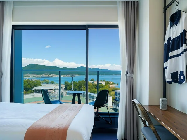 Ocean, Standard, Twin Beds, Terrace، SETOUCHI KEIRIN HOTEL 10 by Onko Chishin 1/1