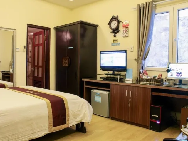 غرفة ديلوكس بسرير كوين، A25 Hotel Quang Trung 10/10