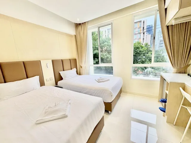 غرفة بسريرين منفصلين، ABC QQ Hotel 9/10