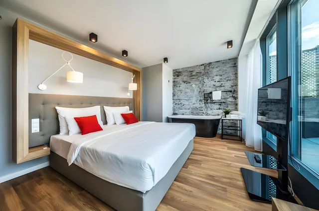 جناح ركني بشرفة بجاكوزي، Up Hotel Budapest 1/2