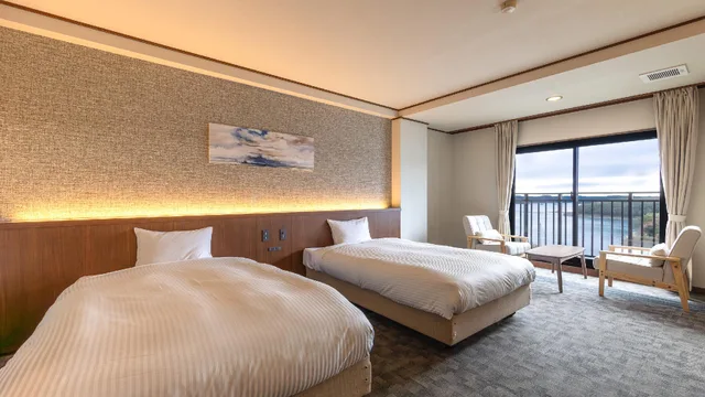 Standard, Twin Beds, Ocean View, Indoor Bath، Ooedo Onsen Monogatari Shima Saichoraku 1/1