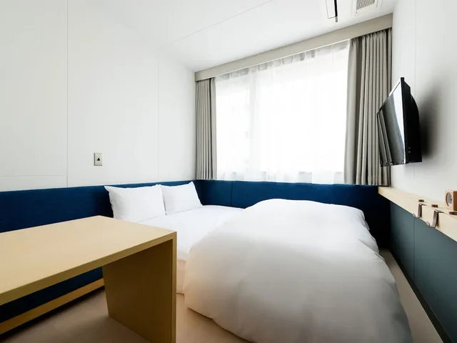 غرفة قياسية بسرير مزدوج، Hotel Plus Hostel Tokyo Kawasaki 1/2