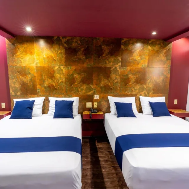 غرفة قياسية بسريرين منفصلين، CAPITAL O Hotel Rose, Ensenada 6/10