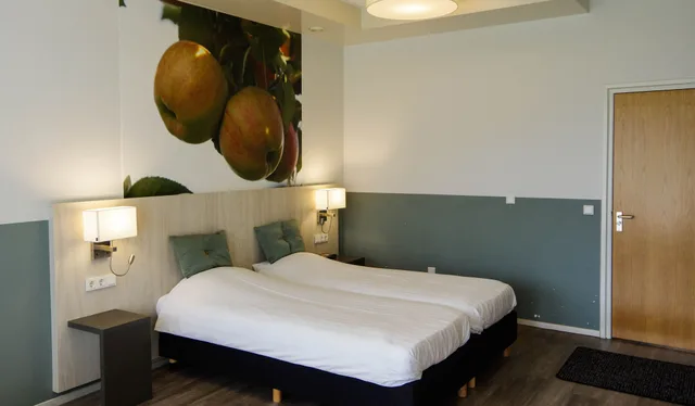 جناح بسرير كوين وسريرين منفصلين بغرفة نوم واحدة، Hotel Van Saaze 3/5