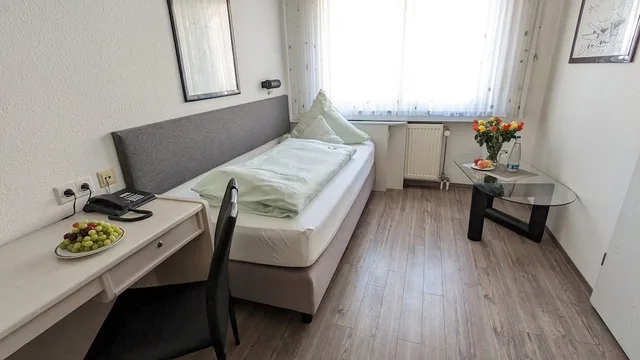 غرفة كومفورت مفردة، Ambient Hotel Am Europakanal 12/14