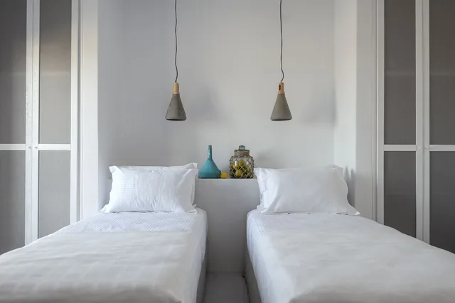 غرفة تنفيذية بسرير مزدوج بإطلالة على البحر، Seven Suites 1/6