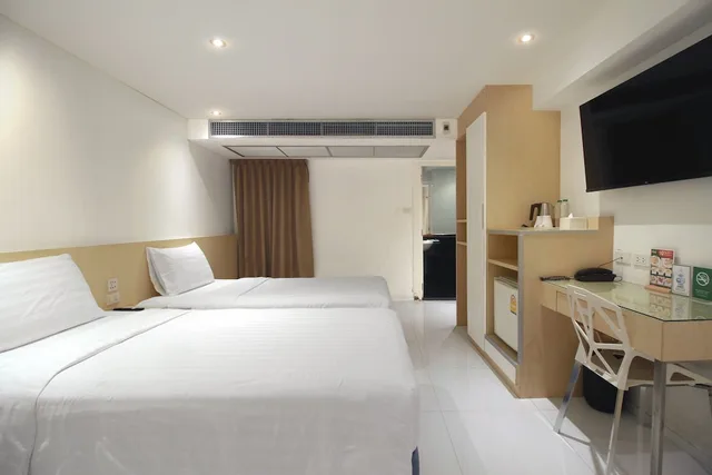 غرفة قياسية بسريرين منفصلين، Ten Stars Hotel Pratunam 1/10